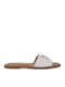 Flache Sandalen für Damen in Weiß Farbe
