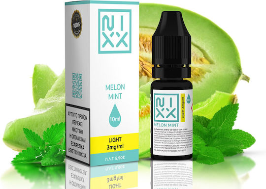 Nixx Έτοιμο Υγρό Αναπλήρωσης Melon Mint 3mg 10ml