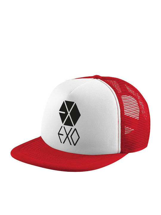 Koupakoupa Exo Band Korea Jockey с мрежа Бял