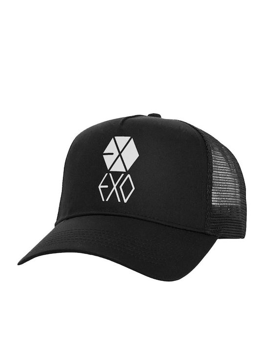 Koupakoupa Exo Band Korea Jockey с мрежа Черен