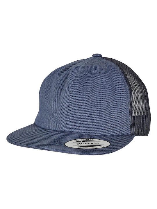 Flexfit Men's Snapback Trucker Cap Blue