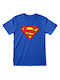 Heroes INC Blouse Superman Blue Cotton