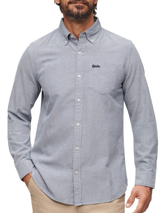 Superdry Long-sleeved Shirt Navy Blue