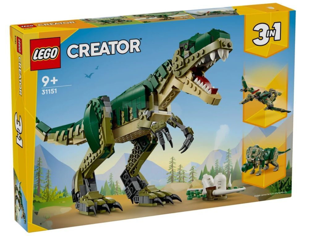 Lego Creator 3 in 1 T. Rex 9 31151 Skroutz.gr