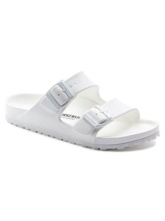 Birkenstock Arizona Eva Ανδρικά Σανδάλια σε Λευκό Χρώμα