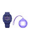 Casio Watch with Purple Rubber Strap