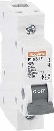 Lovato Electric Μονοπολικός Διακόπτης Ράγας 63A