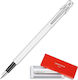 Caran D'ache Replacement Nib Extra Fine White made of Aluminum with White Ink and with 1 Replacement Nibs