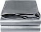 Grasher Waterproof Tarpaulin 250gr/m² 10x8m. Heavy Duty Gray