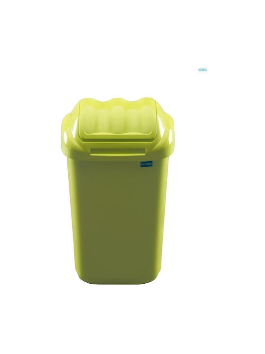Coș De Gunoi De Birou Din Plastic Verde 24.7x26.5x26.5cm