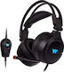 Thermaltake RIING Pro Over Ear Gaming Headset cu conexiune USB Negru