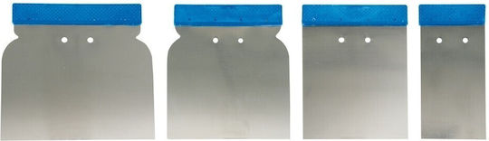 Vorel Spatula Inox cu Mâner de Plastic Set 4buc 06290