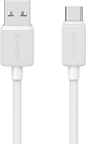 Usams US-SJ688 USB 2.0 Cable USB-C male - USB-A 15W Λευκό 1m SJ688USB02