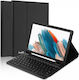 Buddi Zuna Flip Cover with Keyboard in English US Black for Samsung Galaxy Tab A9 8.7" X110 / X115