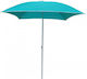 Foldable Beach Umbrella Diameter 1.72m Green