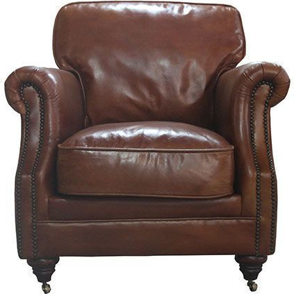 Sessel aus echtem Leder Buffalo leather (3081) 82x89x79cm