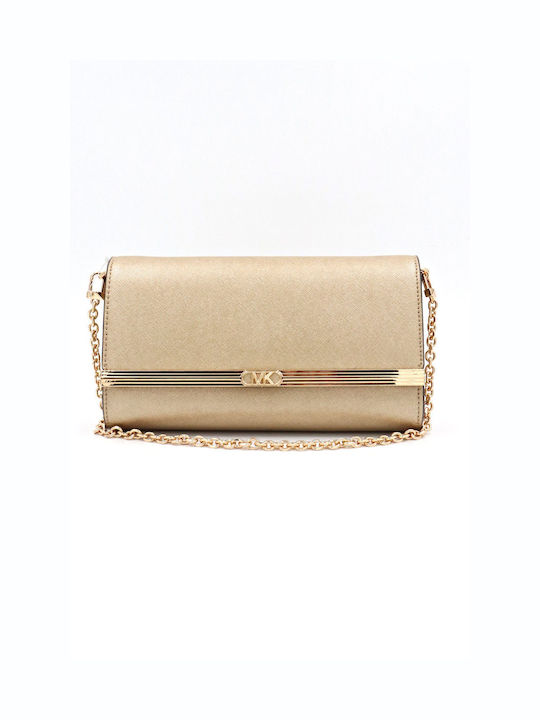 Logo Leather Women's Bag Crossbody Gold