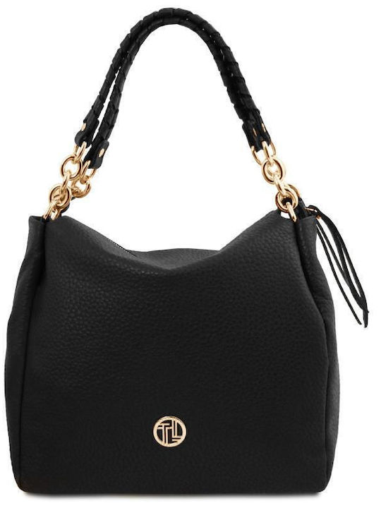 Tuscany Leather Кожена Дамска Чанта Шопър През ...