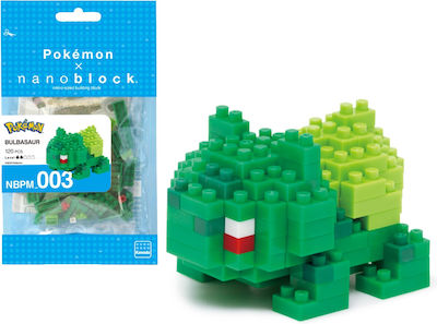 Pokemon Bulbasaur Nanoblock Figur 10cm