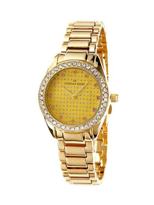 Jordan Kerr Watch with Gold Metal Bracelet