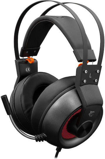 White Shark Caracal GH-1949 Căști Gaming Over Ear Cu Conectivitate 2x3,5 mm USB Alb Pentru PC PS4 PS5 XBOX