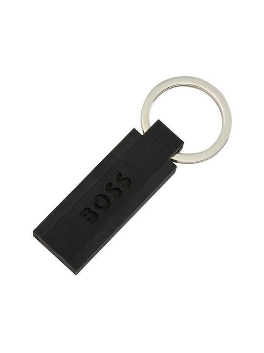 Hugo Boss Keychain Metallic Black