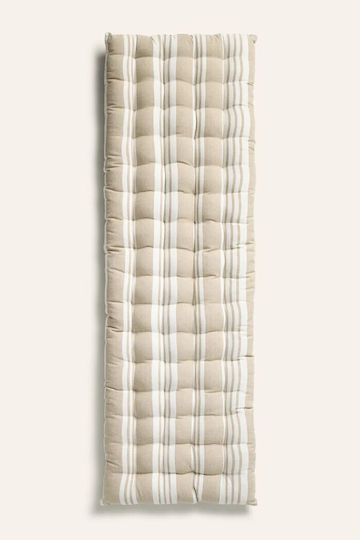 Calma House Für Sitzbank-Kissen Garten Beige 40x120cm (Verschiedene Farben)