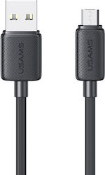 Usams Us-sj690 SJ690USB01 Reguläres USB 2.0 in Micro-USB 1m Schwarz