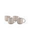 Maxwell & Williams Mug Ceramic Gray 360ml 4pcs