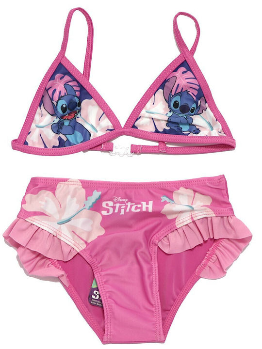 Disney Lilo & Stitch Kinder Badeanzug Bikini Pink