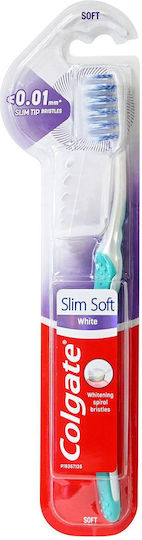 Colgate Slim Soft White 0.01mm Toothbrush Soft Turquoise