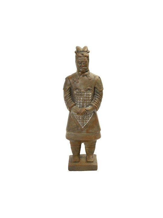 Warrior Figure Terracotta Beige 35.5cm