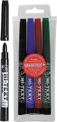 Fibracolor 4-colour Markers In Hi-text Pouch