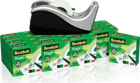 3M Σελοτέιπ Scotch 19mm x 33m 16τμχ Κίτρινο