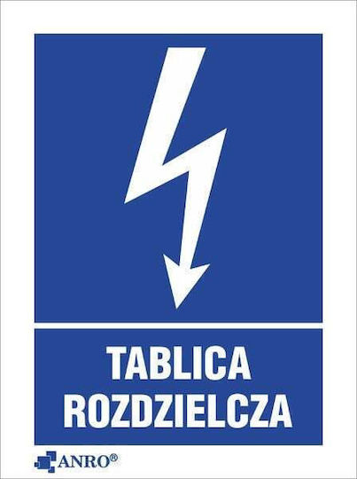 Self-adhesive Warning Plate Switchboard 52x74 15eia Q1 F