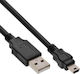 InLine USB 2.0 Kabel USB-A-Stecker - Mini-USB-A-Stecker Schwarz 0.3m 33107J