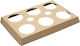 Paper Disc 29x19x2.5cm with 6 Slots Tulip Cup Holders 40 Pieces