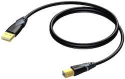 Procab CLD610/1.5 USB 2.0 USB-A male σε USB-B male 1.5m