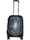 Ormi Cabin Hard Black Suitcase With 4 Wheels Height 52cm