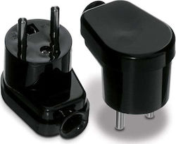Montis Priză electrică Adaptor de priză Colțar Negru