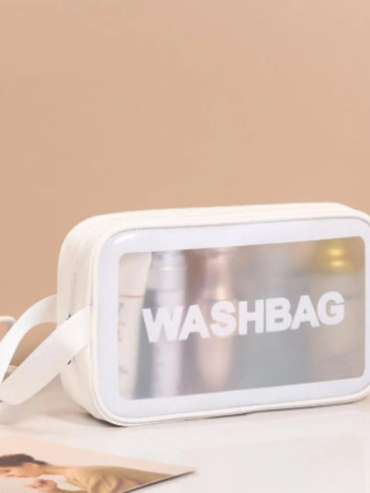 AC Toiletry Bag in White color 26cm