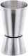 Cylindrical Double Jigger 30+60ml Stainless Steel 14/1 Uv.509140 203-2/30+60ml