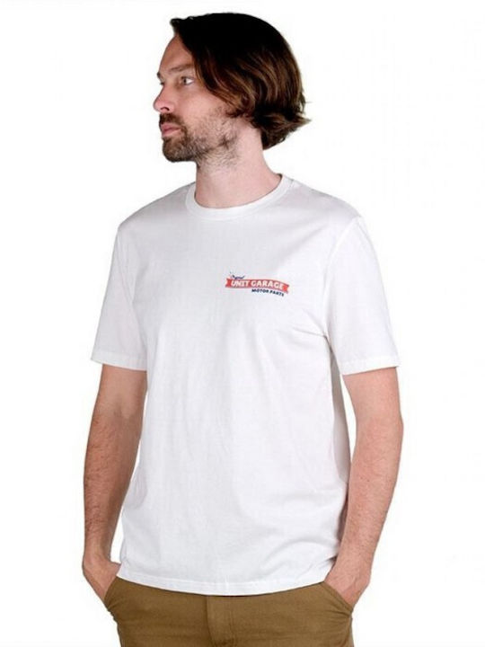 Unit Garage Men's Short Sleeve T-shirt White