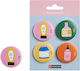 Miquelrius Round Set of Magnets 4cm 4pcs