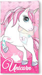 Microfibre Kids Beach Towel Unicorns