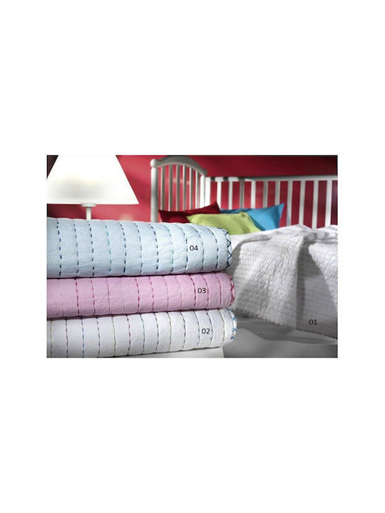 Nima Itsy Bitsy Baby Quilt Baumwolle Hellblau 110x140cm