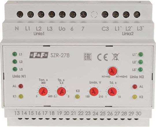 F&F Elektrische Messgeräte Elektrischer Schaltkasten Analog Monophase SZR-278