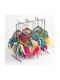 Synchronia Decorative Dreamcatcher Handmade from Fabric 9x9cm Various Colors
