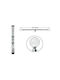 Folding Metal Curtain Pole 160cm-300cm Single Round Ends Home