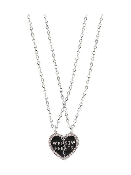 Tatu Moyo Детска гривна Сърце с верига sj2312030790935234